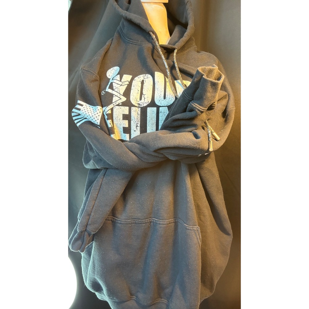 Grunt Style Mens F Your Feelings Graphic Hoodie Black Size XXXL 3XL